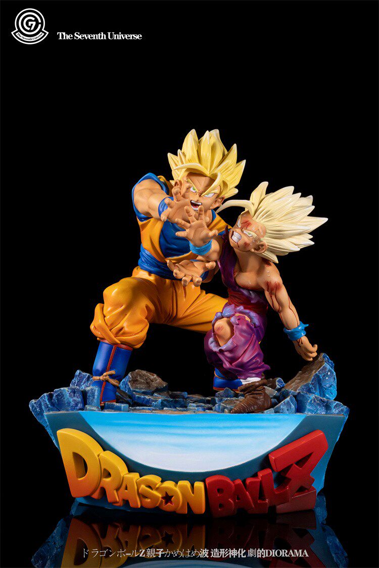 Figurine Dragon Ball Z – Son Goku Kamehameha – Résine – Déco Bureau 2024