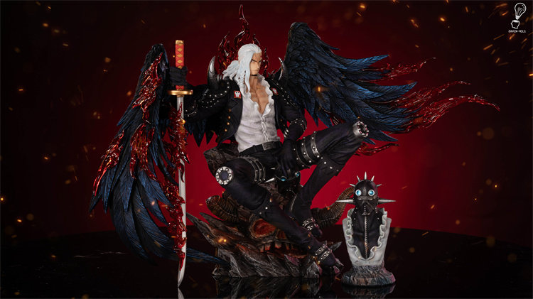 BRAIN-HOLE Studio One Piece King Resin Model In Stock 2 Heads