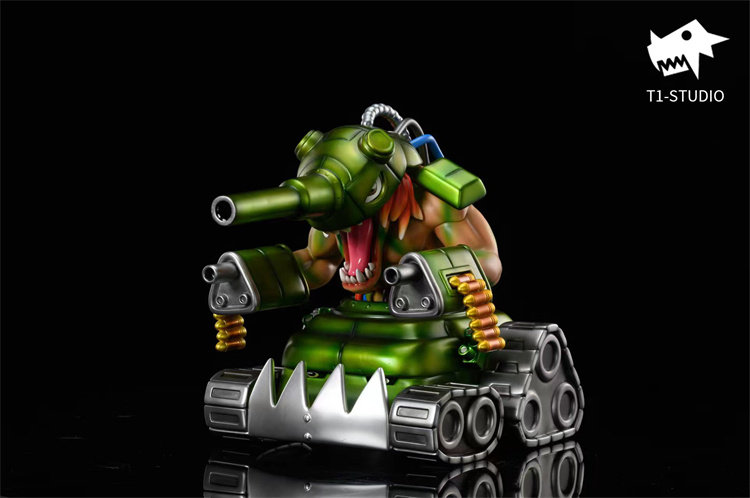 T1 Studio Digimon Tankmon Resin Model Painted Statue H23cm