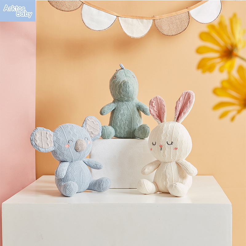 Nooer bean-bean fluff line appeasing dolls coaxed sleeping theorizer dolls dolls baby elephant little rabbit baby toy presents