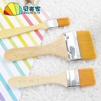 Nylon Plate Brush Painting Brush Pen Brush Propylene Paint Brushed Children Fine Art Making Tools Paint Wall Brush Bottom Line Brush