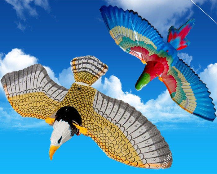 Suspension Wire Electric Parrot With Light Music Luminous Electric Eagles Hanging Wire Parrot Suspension Wire Flying Eagle Toy