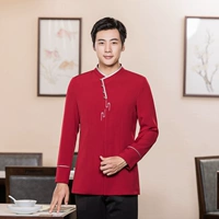 Красный лонгслив