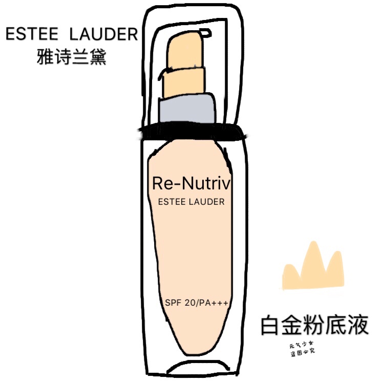The new elegant Landab Platinum Class Extravaganza for the Powder Bottom Liquid 30ml Skin Care SPF20 PA Flawless Nouri