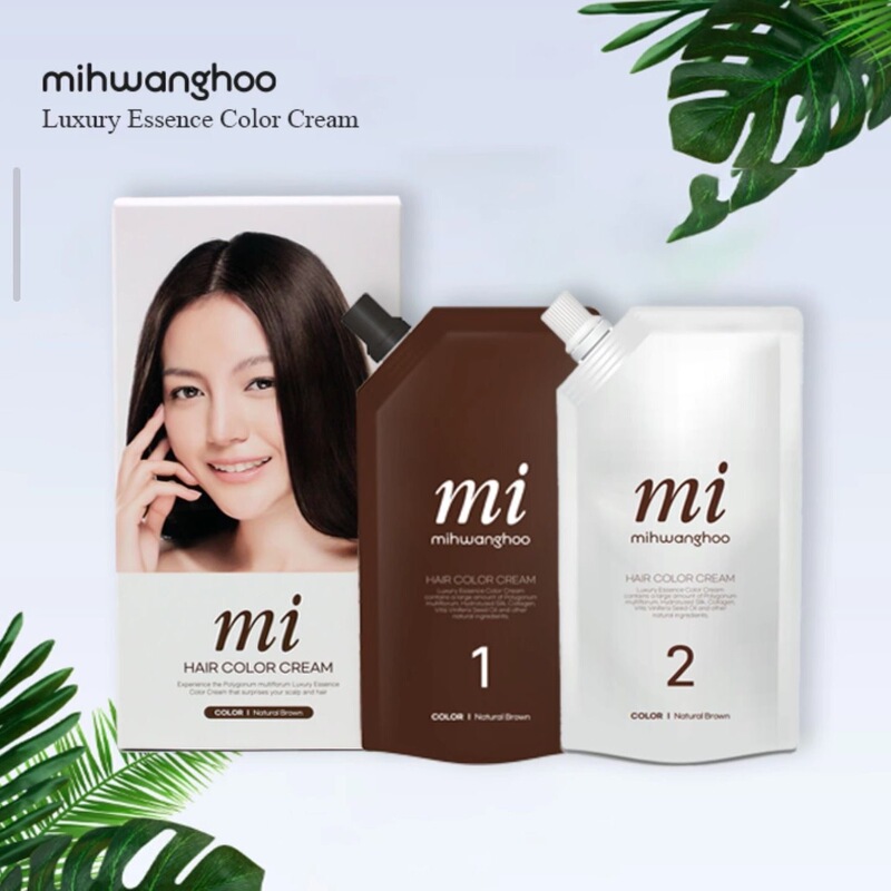 Mi Queen Plant-Based Hair Dye Cream, Hair Treatment Cream, Imported from Korea, 356g, Genuine Product Guaranteed