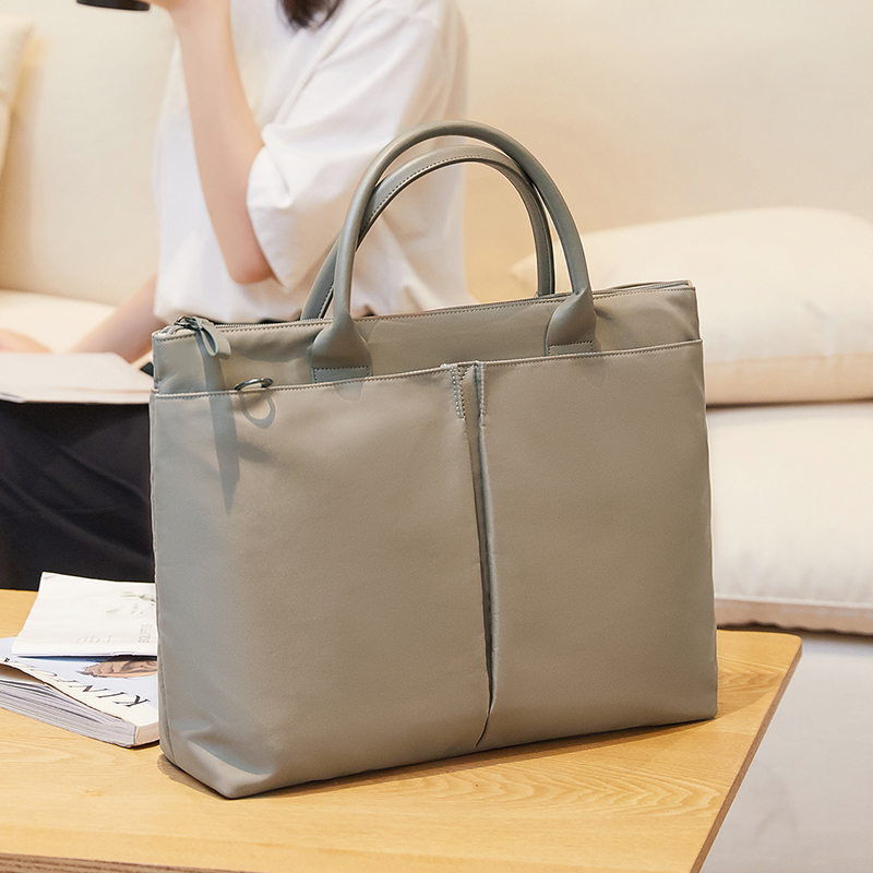 New lady laptop bag handbag female business simple single shoulder bag bag casual file pack male