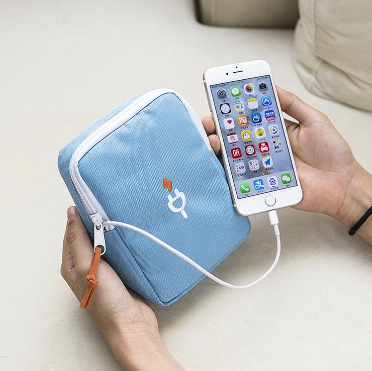 Digital Storage Bag Large Capacity Earphone Mouse Data Cable Charger Mobile Power Bank Power Protective Cover
