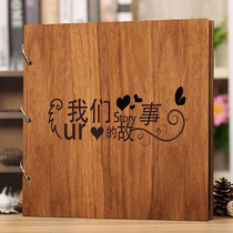 Baby growth memorial book DIY album This record book Handmade couple family album Creative paste type