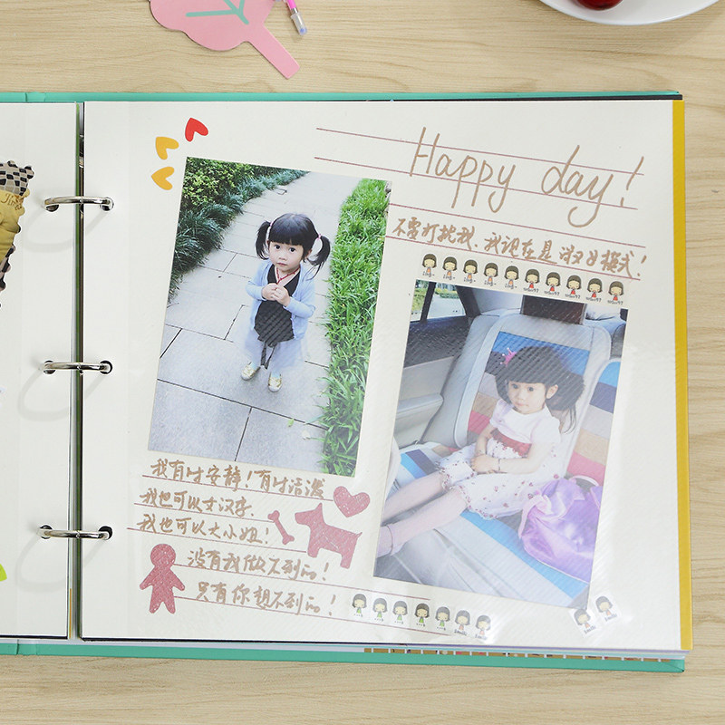 Self-adhesive page comic book diy accessories Baby Growth Remembrance Book Adhesive Comic Book Accessories Add inside page Gift
