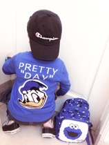 Pro-child clothing 2022 Spring and autumn clothing Children boy girl Baby a three-mouthed female knit cardio-knitted cardio-woolen sweater