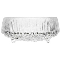 instant: no heat) Finnish iittala Ultima Thule Extremely Frozen Glass Bowl Fruit Plate