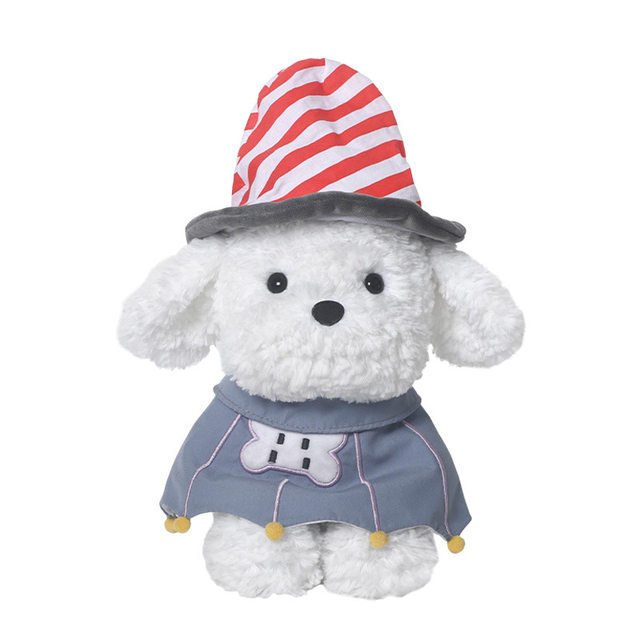 Hong Kong SC Puppy Plush Toy Cute Doll Sleeping Pillow Exquisite Girl Doll Rag Doll Birthday Gift