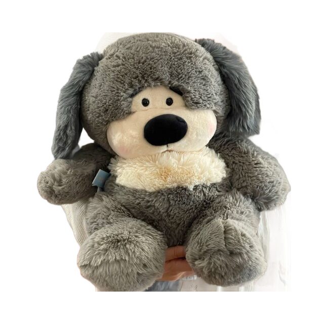 Hong Kong Sc Cute Bean Dog Plush Toy Doll Adorable Cute Puppy Doll Pillow Birthday Gift