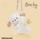 Japanese Sc Bernese Puppy Cute Plush Small Bag Versatile Doll Shoulder Crossbody Bag Creative Gift