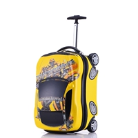 Желтый автомобиль (крышка коробки + наклейка + посадочный талон)