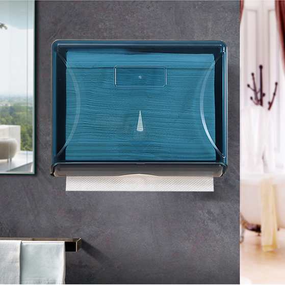 Hotel washroom wipe paper towel box rack Home kitchen wall-mounted hand towel box no punching waterproof drawer box