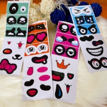 Cute expression stickers to blame cartoon plastic cup stickers Adhesive Expression Stickers Glue Phone Shell Sticker Hand Ledger