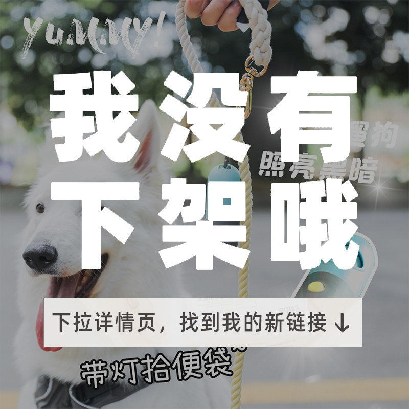 YUMMY with light dog ten toilet pet pick up shit bag shovel shit Divine Instrumental bag Bag Flashlight Safe Walking Dog