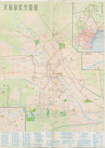 1981 Tianjin Tourist Map JPG ultra-high definition version of the old map