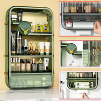Free-to-punch toilet Kitchen Shelving wall-mounted washstand Toilet Toilet upper shelf Cosmetic Containing Shelf