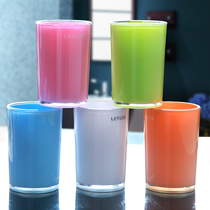 Double layer thick bathroom fashion mouthwash Cup acrylic wash cup creative couple brush cylinder large Cup