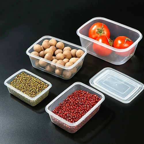 Food -Распространение пластиковой коробки сохранения прямоугольной прозрачной плоти пищевой герметизация хранения холодильника в холодильнике зарезервированную коробку для образца