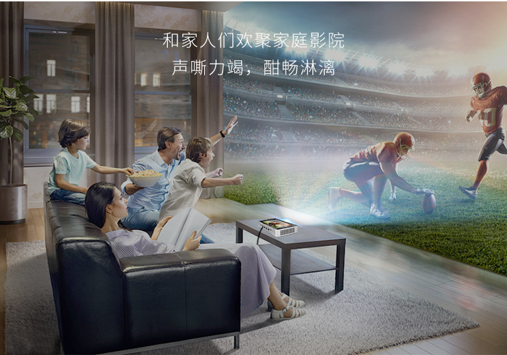 Nine Shadows Màn hình kép Máy chiếu mini 3DWify Home Office 4K HD 1080P Máy chiếu tại nhà