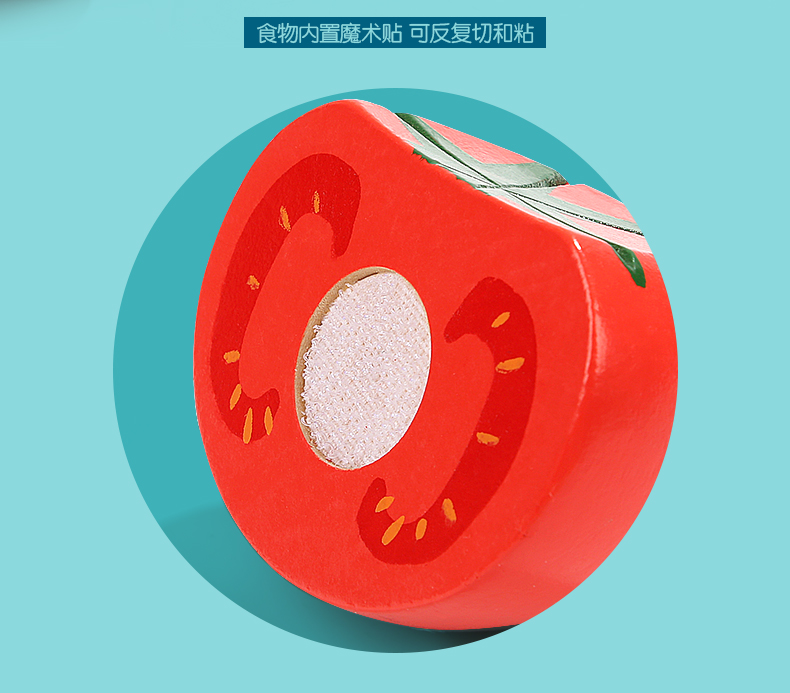 Trẻ em mô phỏng dao kéo đồ chơi nhà bếp bé trai và bé gái cắt trái cây đồ chơi trái cây bằng gỗ - Đồ chơi gia đình mô hình godzilla