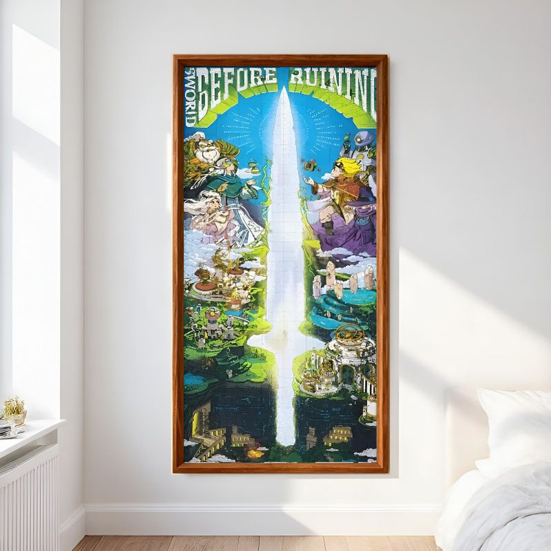 Jianzhi Dadi Puzzle Frame 42*93 Solid Wood Aluminum Alloy Picture Frame Blank Self-Assembling Poster Frame Wall Hanging Customized Photo Frame Jianzhi Dadi Puzzle Frame 42*93 Solid Wood Aluminum Alloy Picture Frame Blank Self-Assembling Poster Frame Wall Hanging Customized Photo Frame