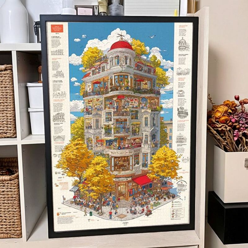 Cat Sky 3000-Piece Puzzle Frame 116*78, 2000-Piece Solid Wood Aluminum Alloy Photo Frame, 1000-Piece Blank Self-Framing Frame Cat Sky 3000-Piece Puzzle Frame 116*78, 2000-Piece Solid Wood Aluminum Alloy Photo Frame, 1000-Piece Blank Self-Framing Frame