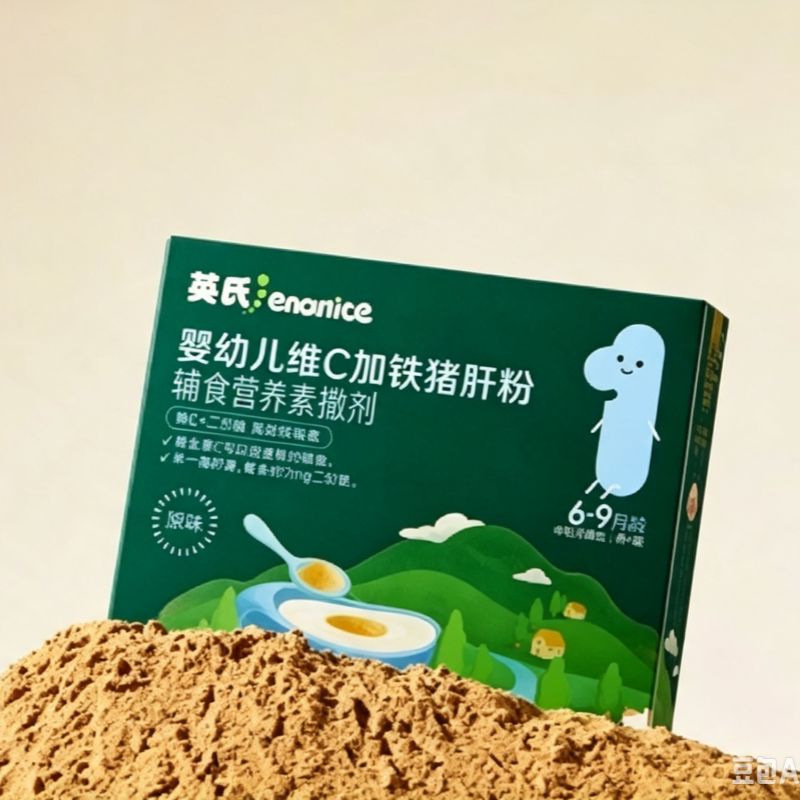 英氏猪肝粉婴幼儿食用辅食肝粉婴标宝宝拌饭调味粉补铁易吸收高铁