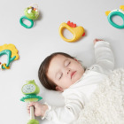 KUB可优比手摇铃婴儿 0-3月新生幼儿益智早教抓握1岁宝宝安抚牙胶
