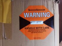 Shanghai anti-shock display label 25g 37g 50 75g 100G can be opened to increase the impact indicator