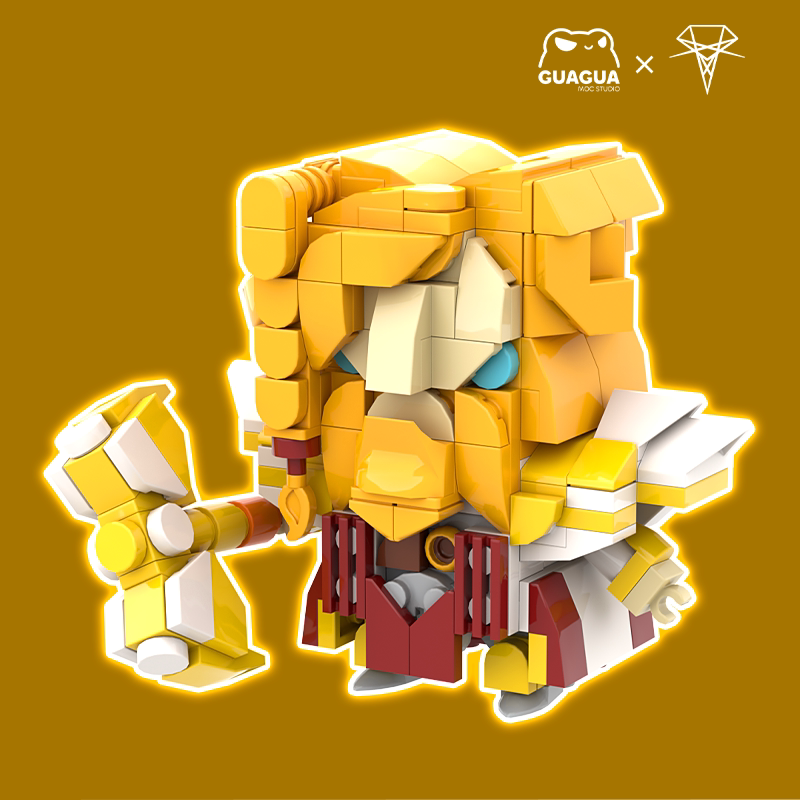 Dota2 Merchandise Dota 2 All-Mighty Knight Paladino Brick Figure Puzzle Gift Building Toy