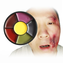 Wound effect oil painting special effect makeup bruising Halloween cut wrist wound scratch six color oil paint plate body painting