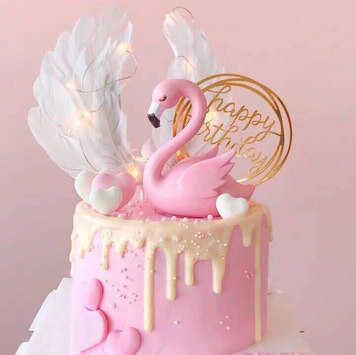 Cake Baking Swing Pieces Swan Mandarin Ducks Flames Birds Cake Decorations Mercy flavos Sweet Taster Swing Piece Decorations-Taobao
