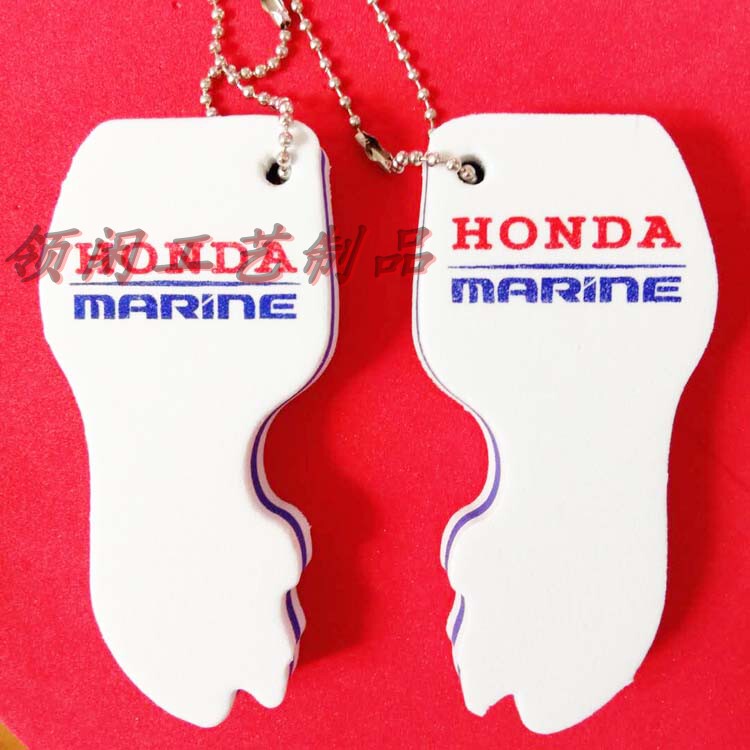 Eva Foam Shaped Large Sailboat Keychain Bag Pendant Accessory Lock Buckle Floating Keychain