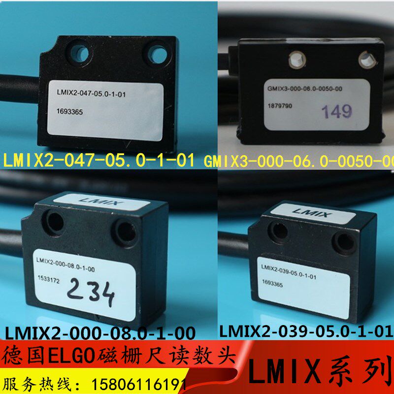 Germany ELGO magnetic scale reading head LMIX2-039-03 0-1-01 LMIX2-047-03 0-1-01