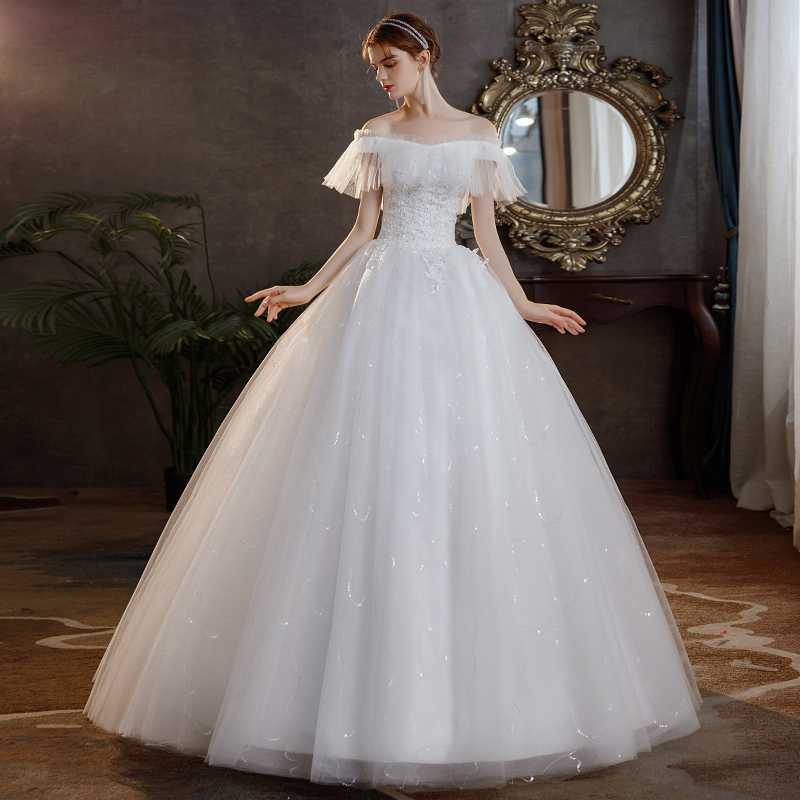  Single wedding dress+XL  