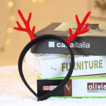 Christmas decorations deer head buckle hair card head decoration Christmas gift small gift Santa Claus snowman deer doll