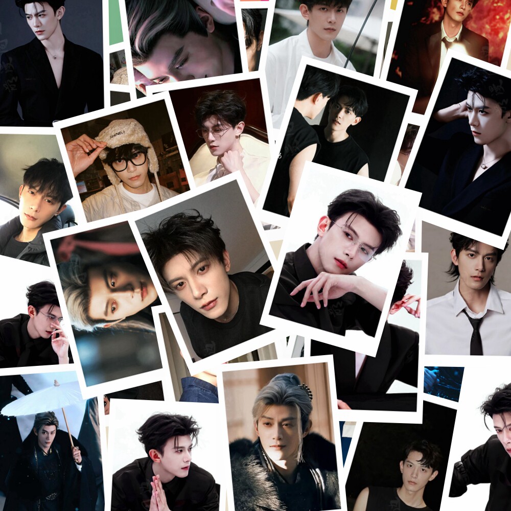 有名人鄧凱ミニフォトカード、有名人朱雨啓敏携帯電話バックカード、装飾カード、一人用