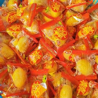 结婚双喜橄榄喜糖独立包装婚礼专用糖果喜糖休闲零食橄榄