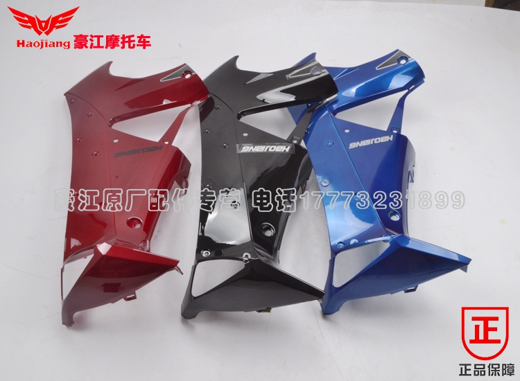 Phụ kiện xe máy nguyên bản Haojiang HJ110-13-3 Kính chắn gió bên trong da báo châu Á kết nối tấm trang trí tấm bên trái và bên phải - Kính chắn gió trước xe gắn máy kính chắn gió xe máy wave rsx