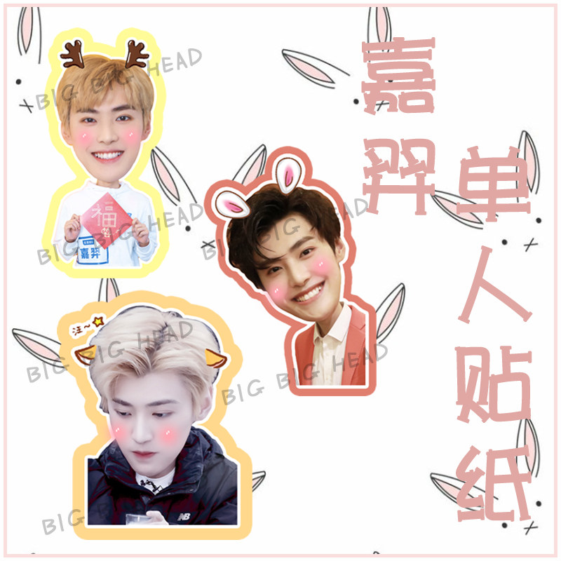 Youth has your Jiayi Hand ledger sticker suitcase sticker uncut needs to cut on your own