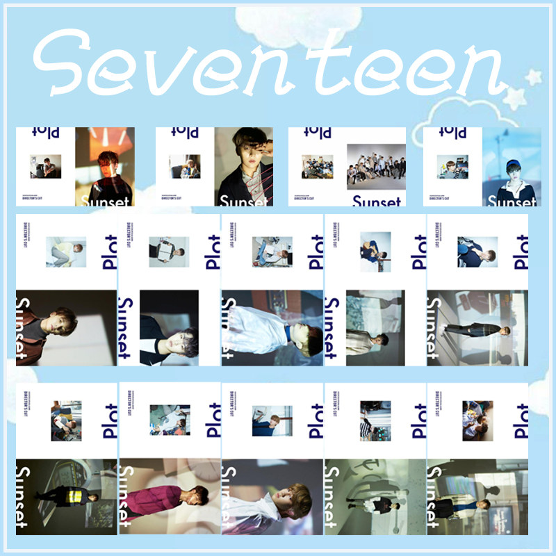 SEVENTEEN17l Choi Seung-chul Yoon Jung-han Hong Ji-soo Jeon Won-woo DK Seo Myung-ho lomo card frosted photo card