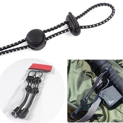 Reflective Elastic Straps Multi-Purpose Backpack Attachment Elastic Binding Rope Trekking Pole Strap with Adjustment Buckle