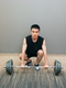 Large Hole 5cm Dumbbell Bar 60kg/70/ 80kg Painted Dumbbell 100kg Painted Barbell Dumbbell Set