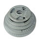 Barbell Plates with Holes for Grip, Painted Barbell Plates, All-Iron Barbell Plates with Large Holes, Weighing 5, 10, 15, 20kg kg