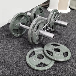 Large Hole 5cm Dumbbell Bar 60kg/70/ 80kg Painted Dumbbell 100kg Painted Barbell Dumbbell Set