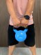Solid Cast Iron Kettlebell for Women's Personal Training, Hip Lift, Painted 6kg 12kg Kettlebell, Dipped Dumbbell for Men's Fitness Equipment